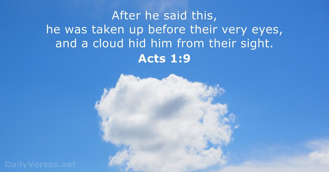 Image of "After the Lord Jesus had spoken to them, he was taken up into heaven...." Mark 16:19
