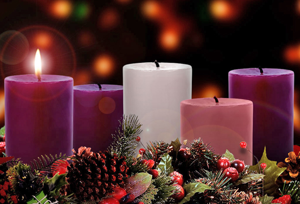 Image of "It is the beautiful task of Advent to awaken in all of us the memories of goodness and thus to open doors of hope." Pope Benedict XVI 