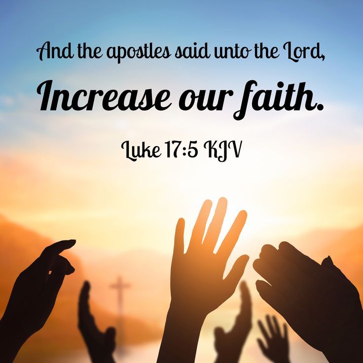 Image of 'Increase Our Faith!' Luke 17:5