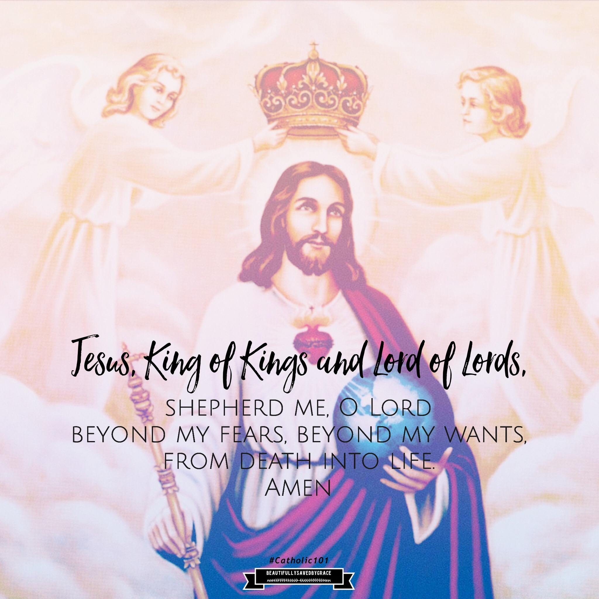 Image of Jesus, King of Kings and Lord of Lords. 