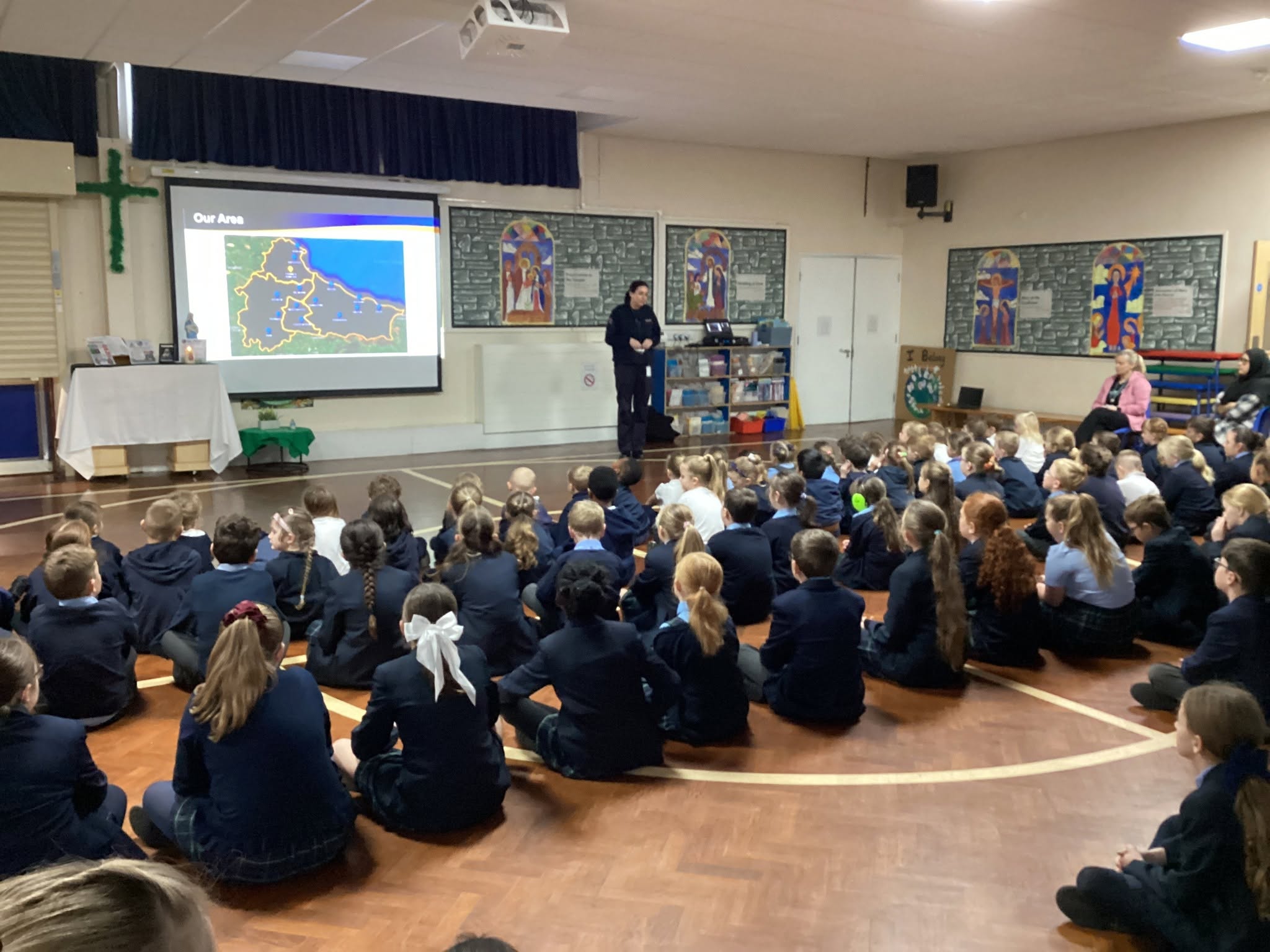 Image of Cleveland Fire Brigade Visit Helps Pupils Learn Vital Fire Safety Lessons