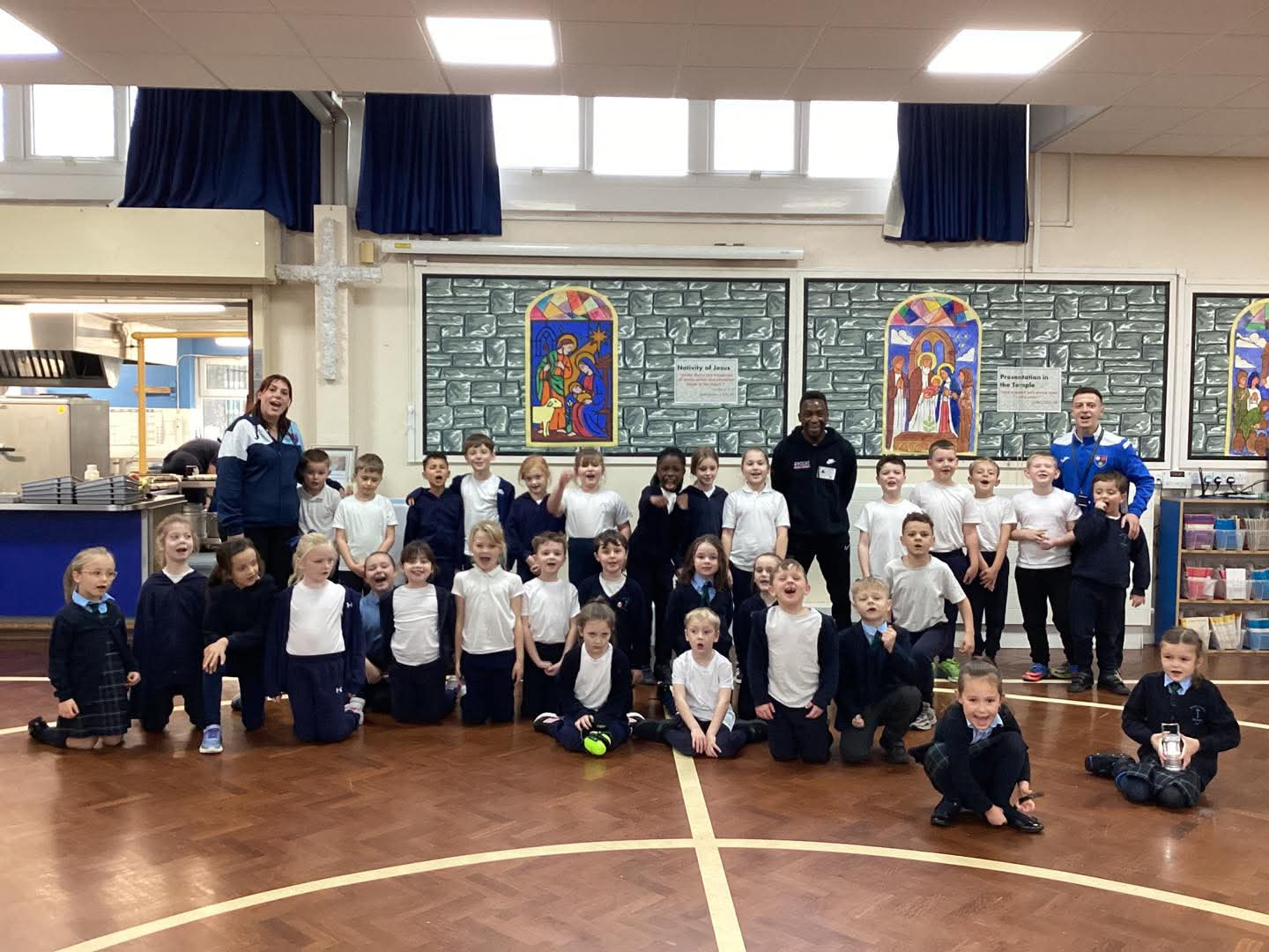 Image of Professional Boxer Joe Maphosa Inspires Holy Rosary Pupils