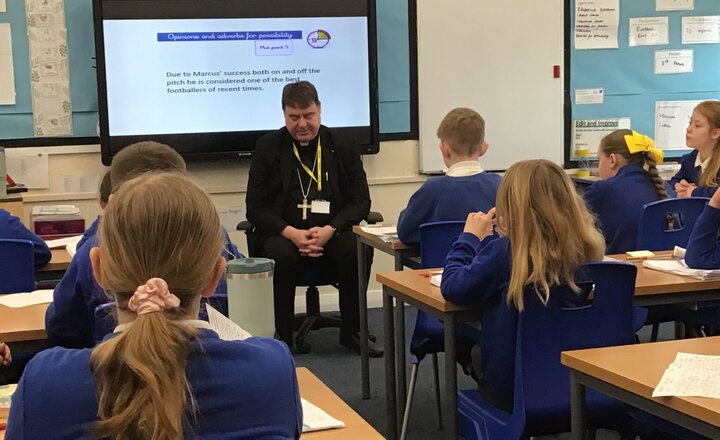 Image of  Visit from Bishop Stephen