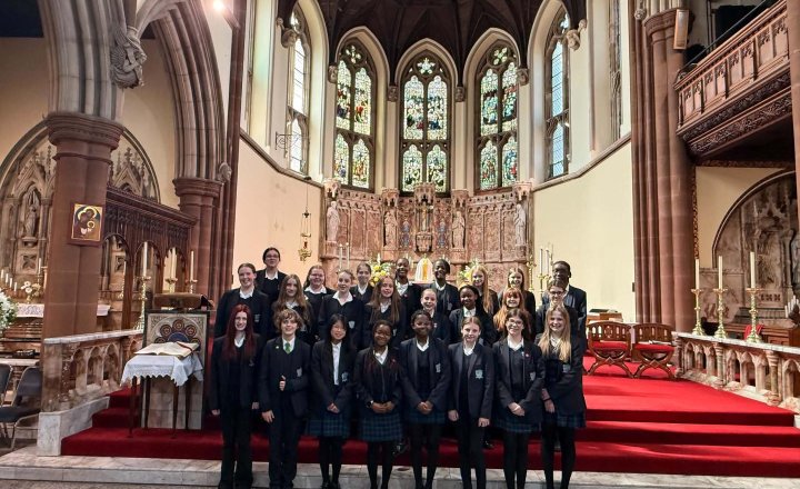 Image of Singing to the Lord: Pupils Lead Music at Diocesan Mass