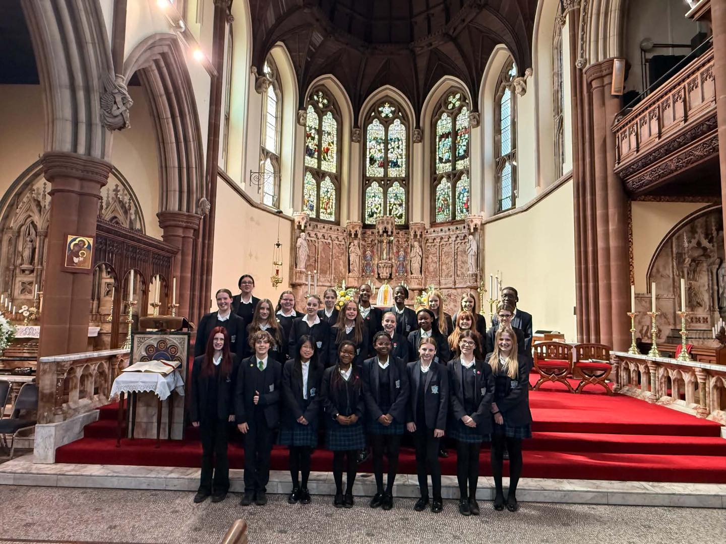 Image of Singing to the Lord: Pupils Lead Music at Diocesan Mass