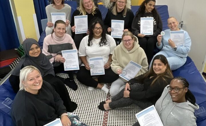 Image of Oxlow Bridge Staff Complete Rebound Therapy Training