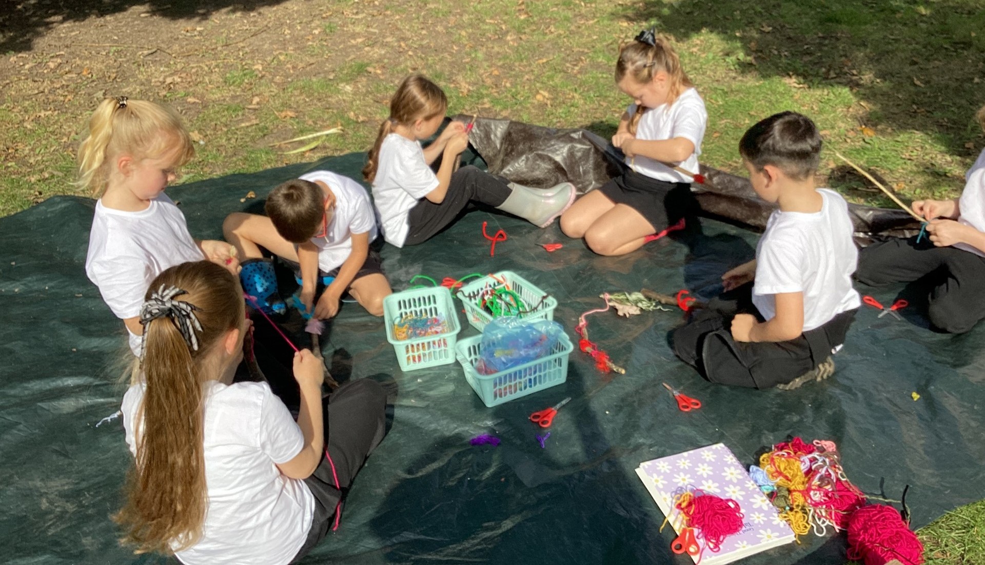 Image of Developing new skills at Forest School