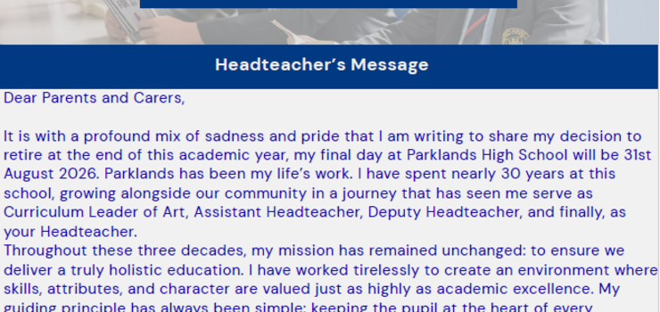 Image of Parklands Bulletin 