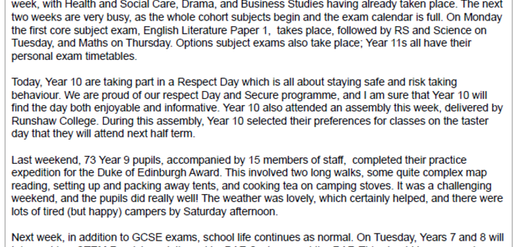 Image of Parklands Bulletin 