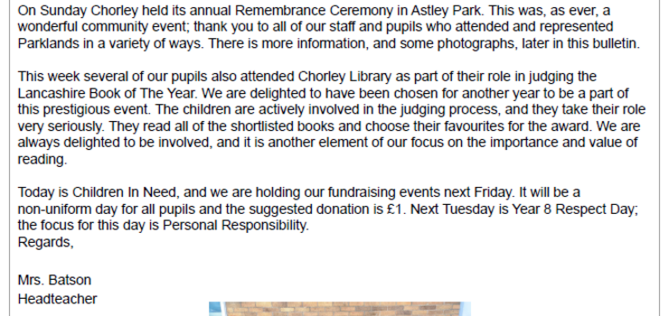 Image of Parklands Bulletin 