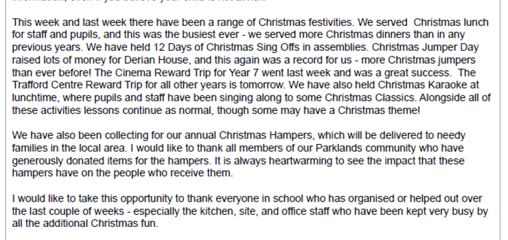 Image of Parklands Bulletin 