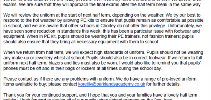 Image of Parklands Bulletin 