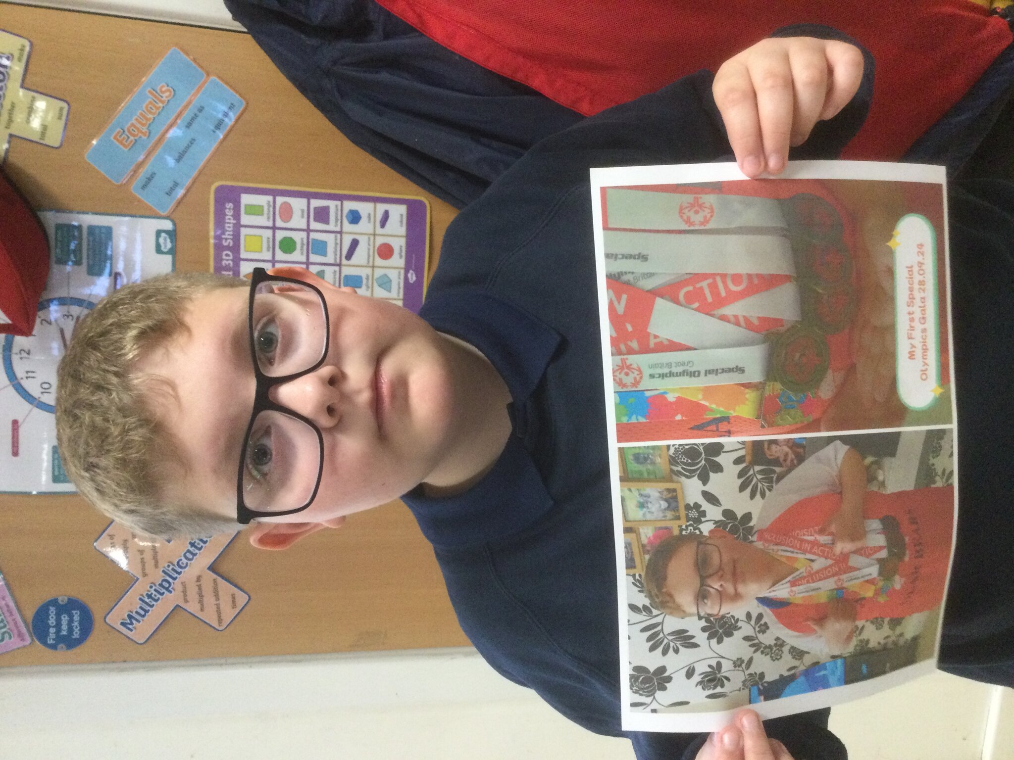 Image of Archie’s sporting achievements!