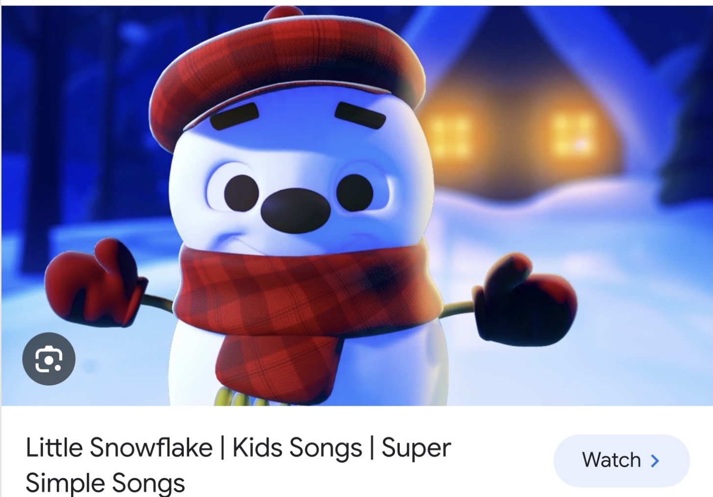 Image of Snowflake song