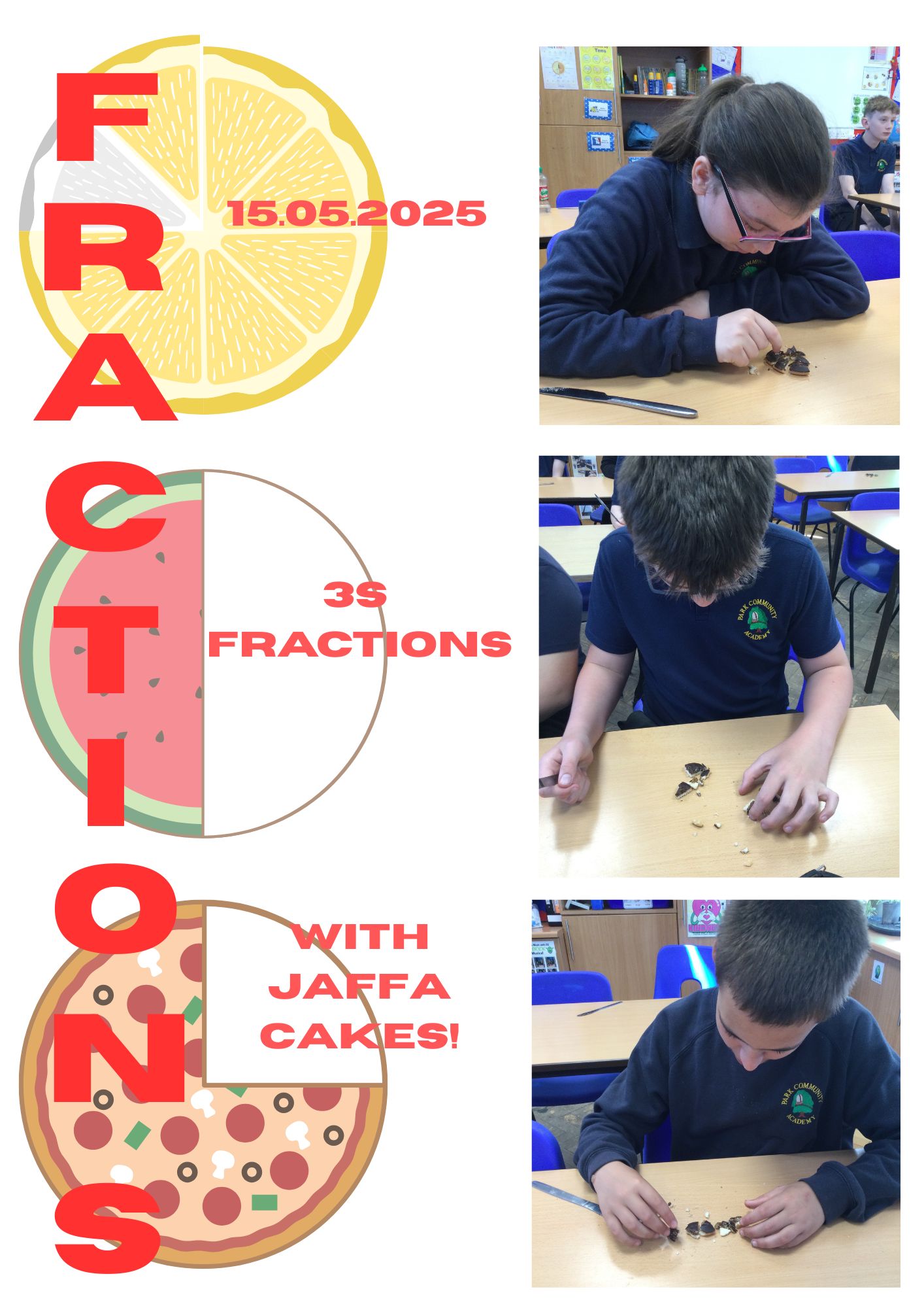 Image of Fractions with Jaffa cakes part 2