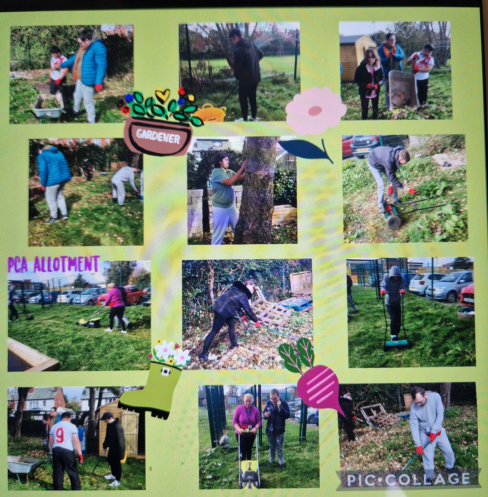 Image of Working on our new allotment
