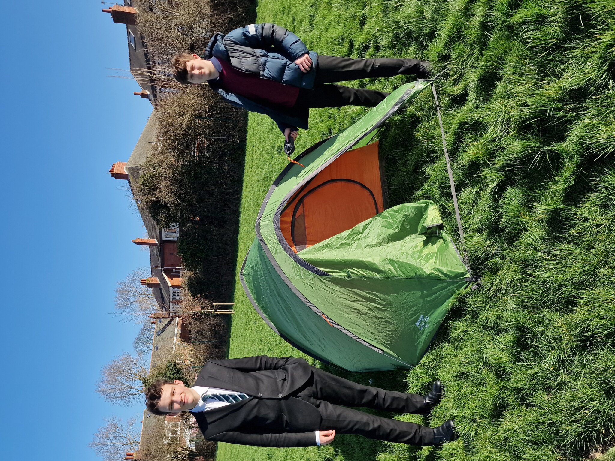 Image of D of E tent building