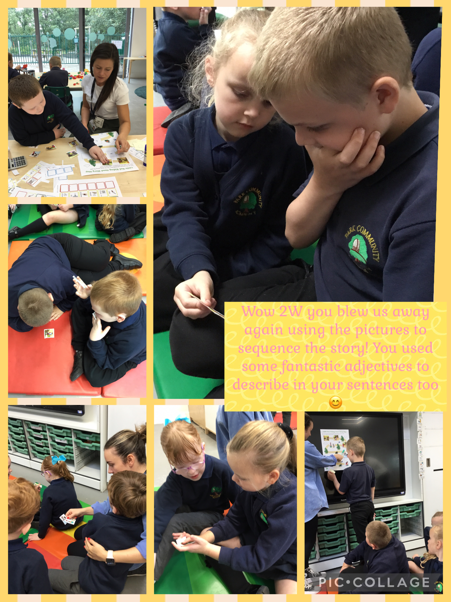 Image of Sequencing our little red riding hood story