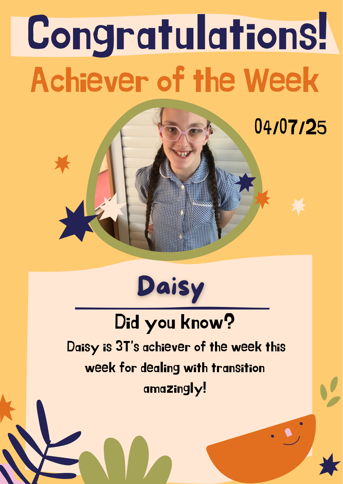 Image of ⭐️ Achiever of the week ⭐️