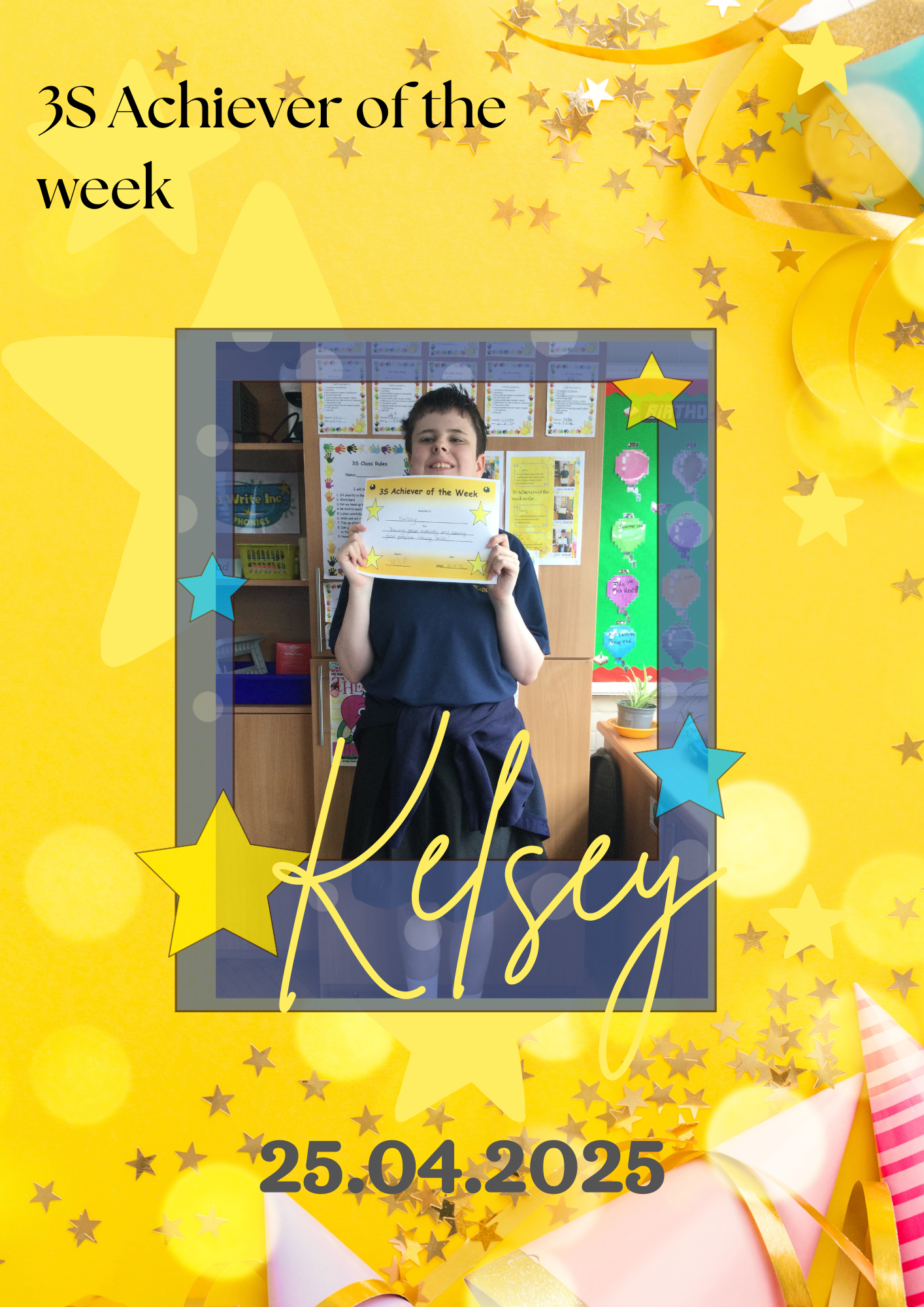 Image of Achiever of the week