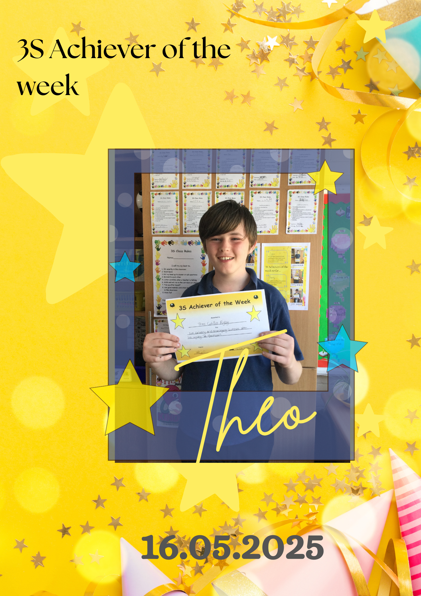 Image of Achiever of the week