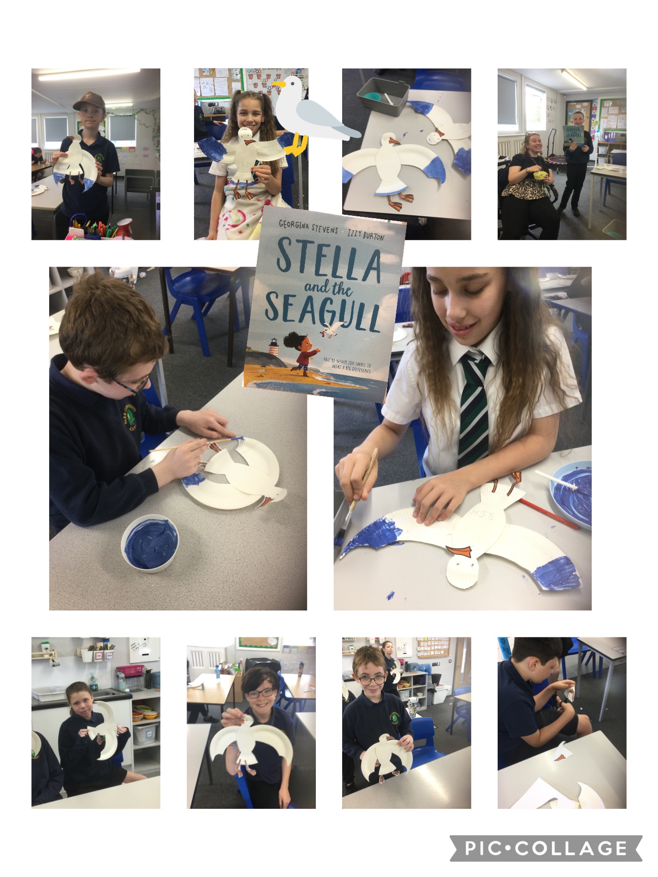 Image of Making our own seagulls