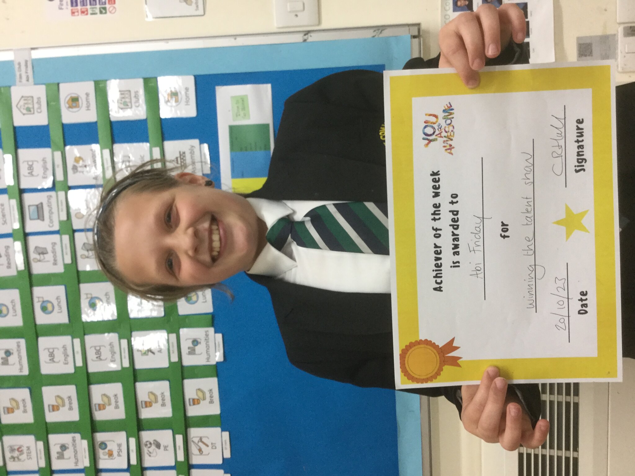 Image of Achiever of the Week