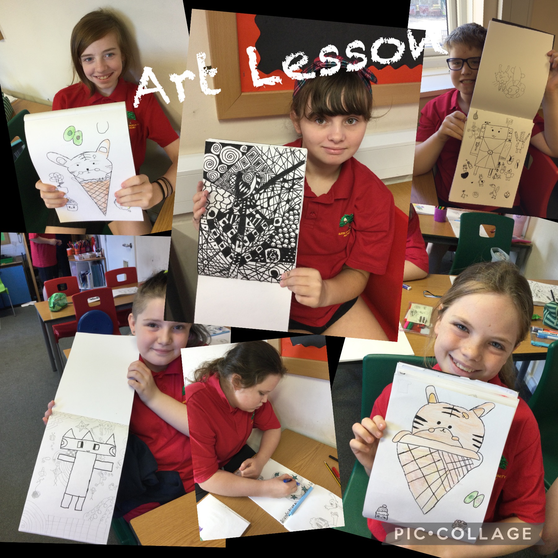 Image of Art lesson doodles