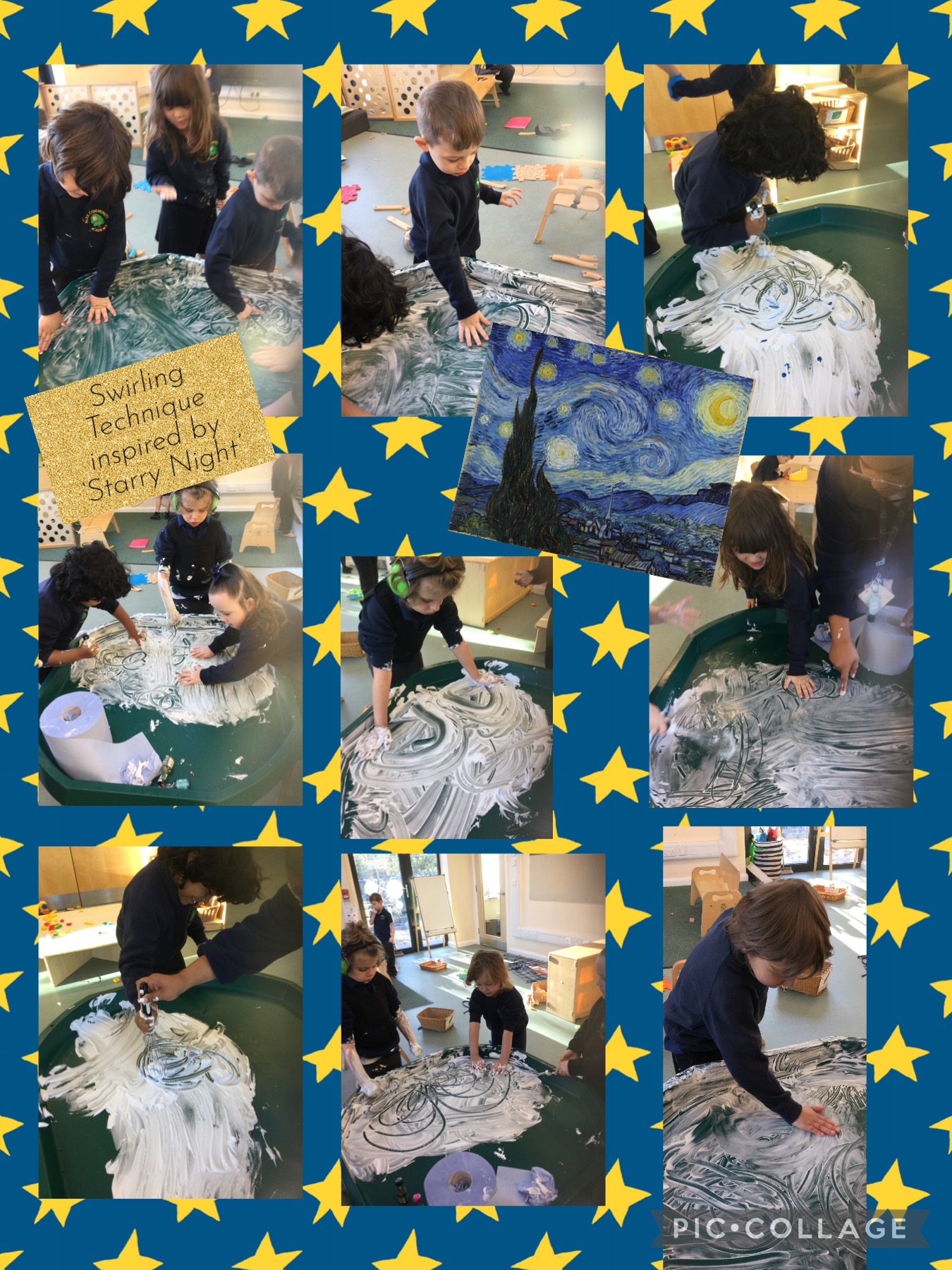 Image of Starry Night Swirling