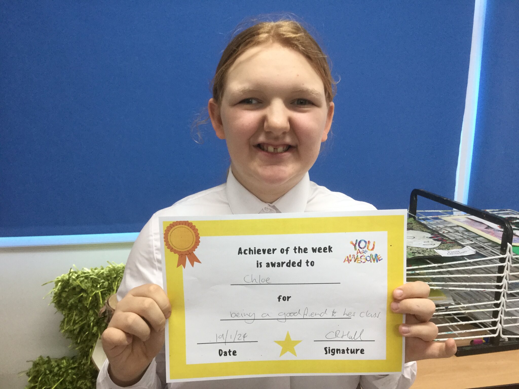 Image of Achiever of the Week