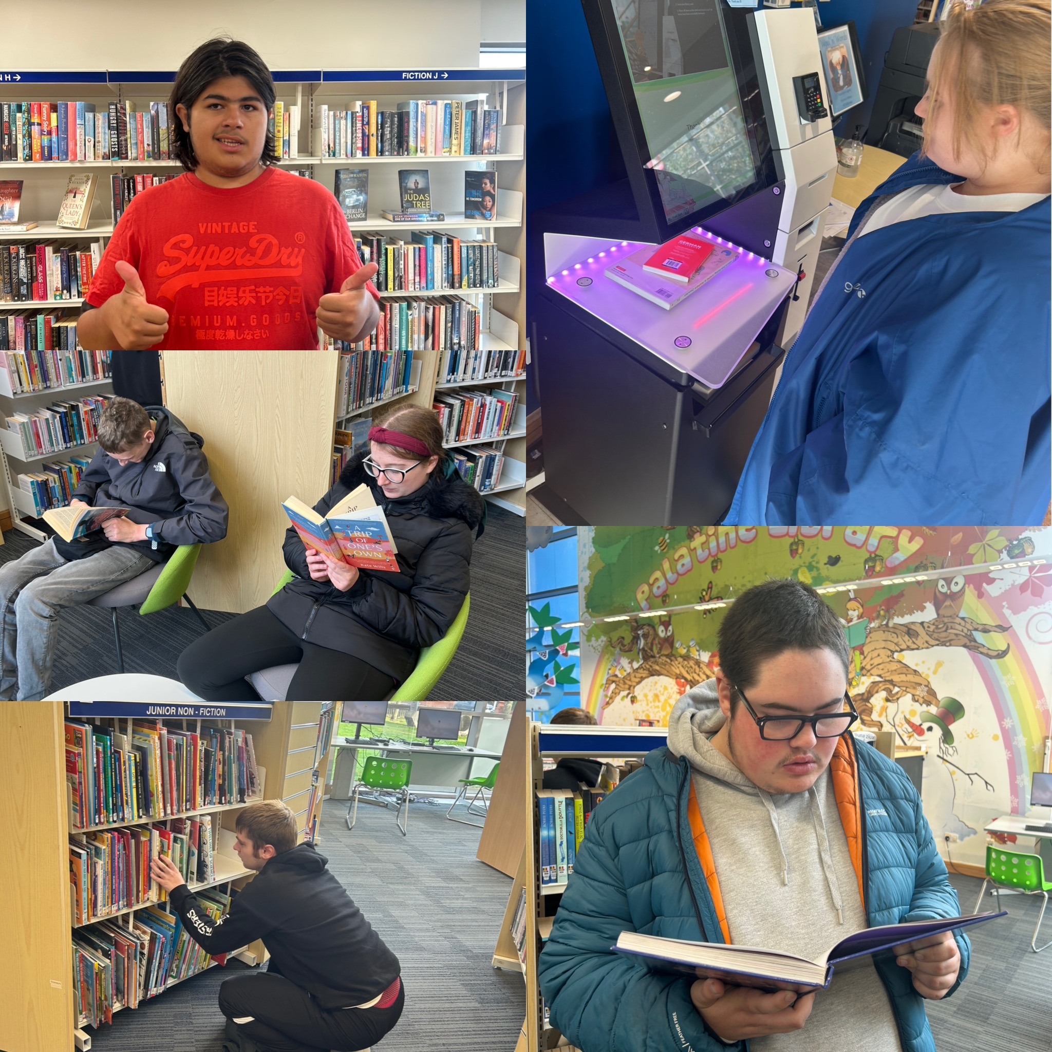 Image of 5M’s library visit