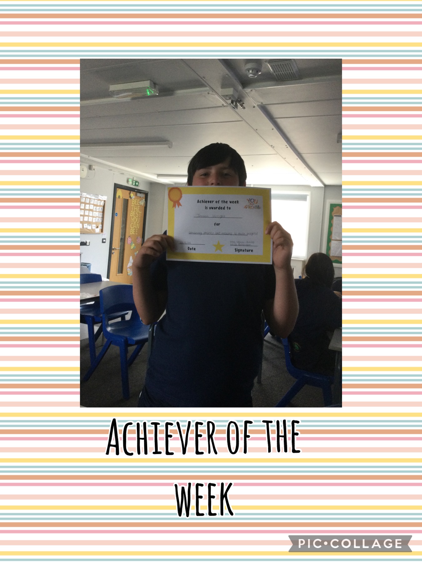 Image of Achiever of the week
