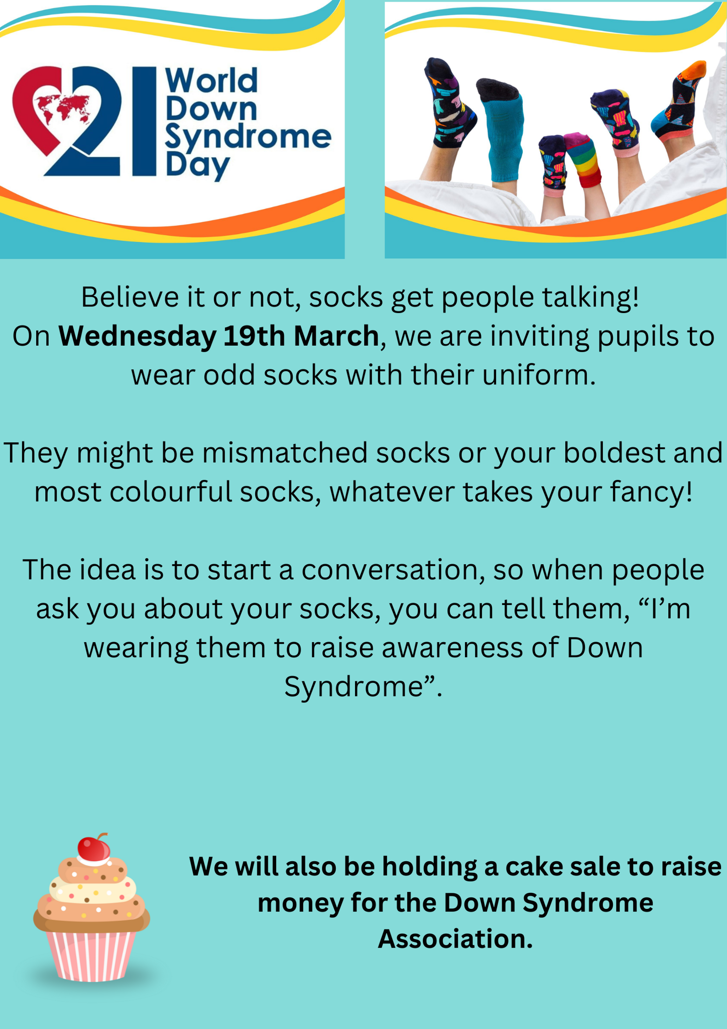 Image of Odd Socks for World Down Syndrome Day ! 