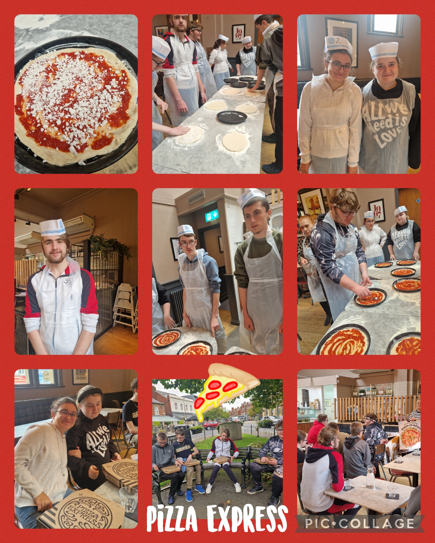 Image of Pizza Express visit