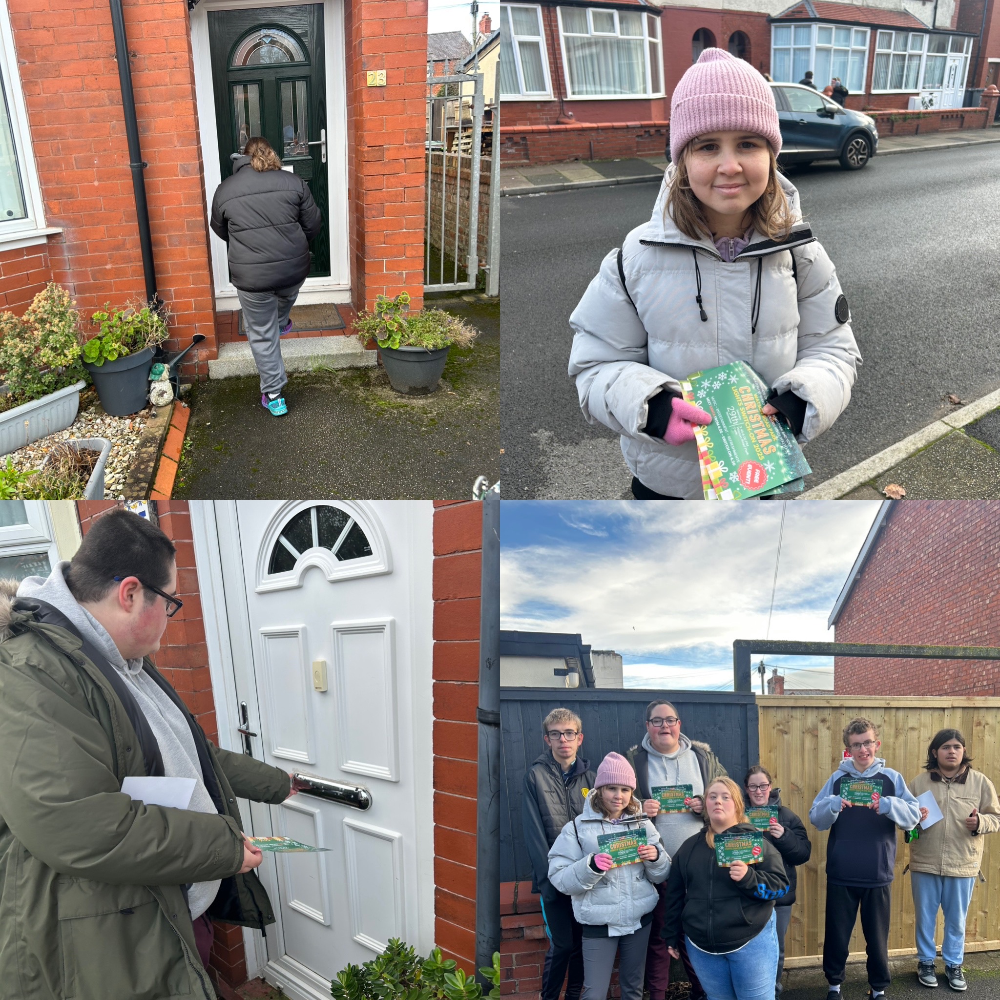 Image of Christmas light switch in on @ Watson Rd park