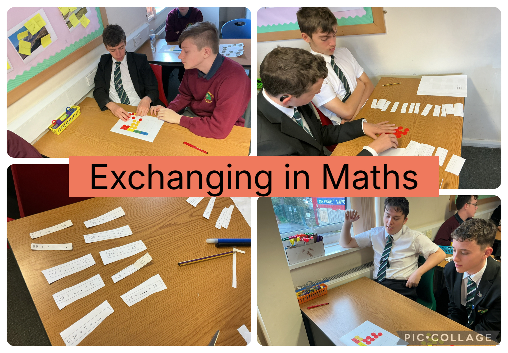 Image of Exchanging in Maths 