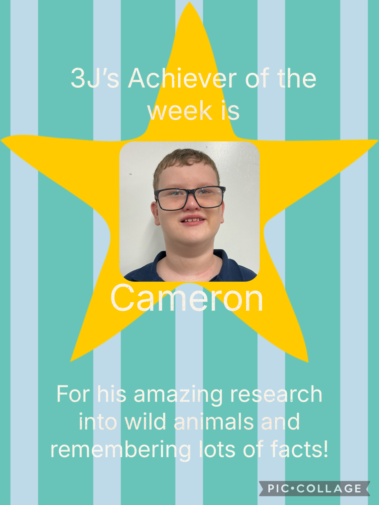 Image of Achiever of the Week!