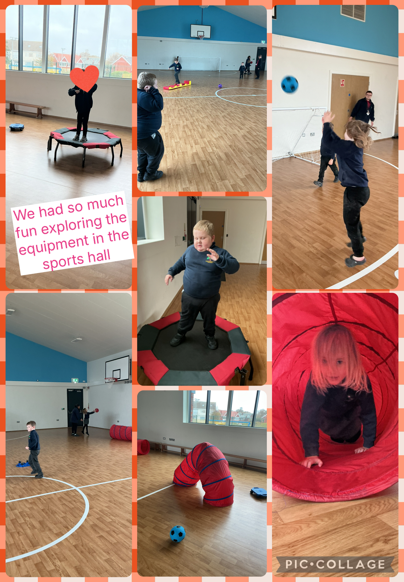 Image of Sports hall fun. 