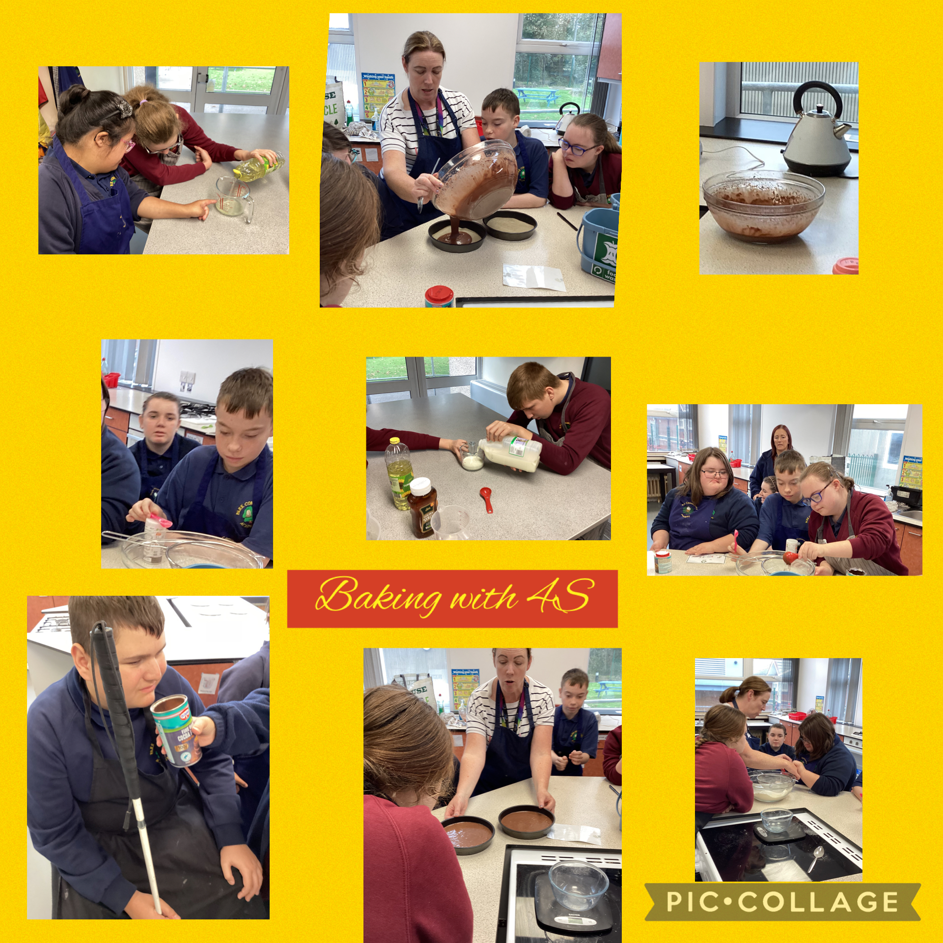 Image of  Baking a chocolate cake with 4S