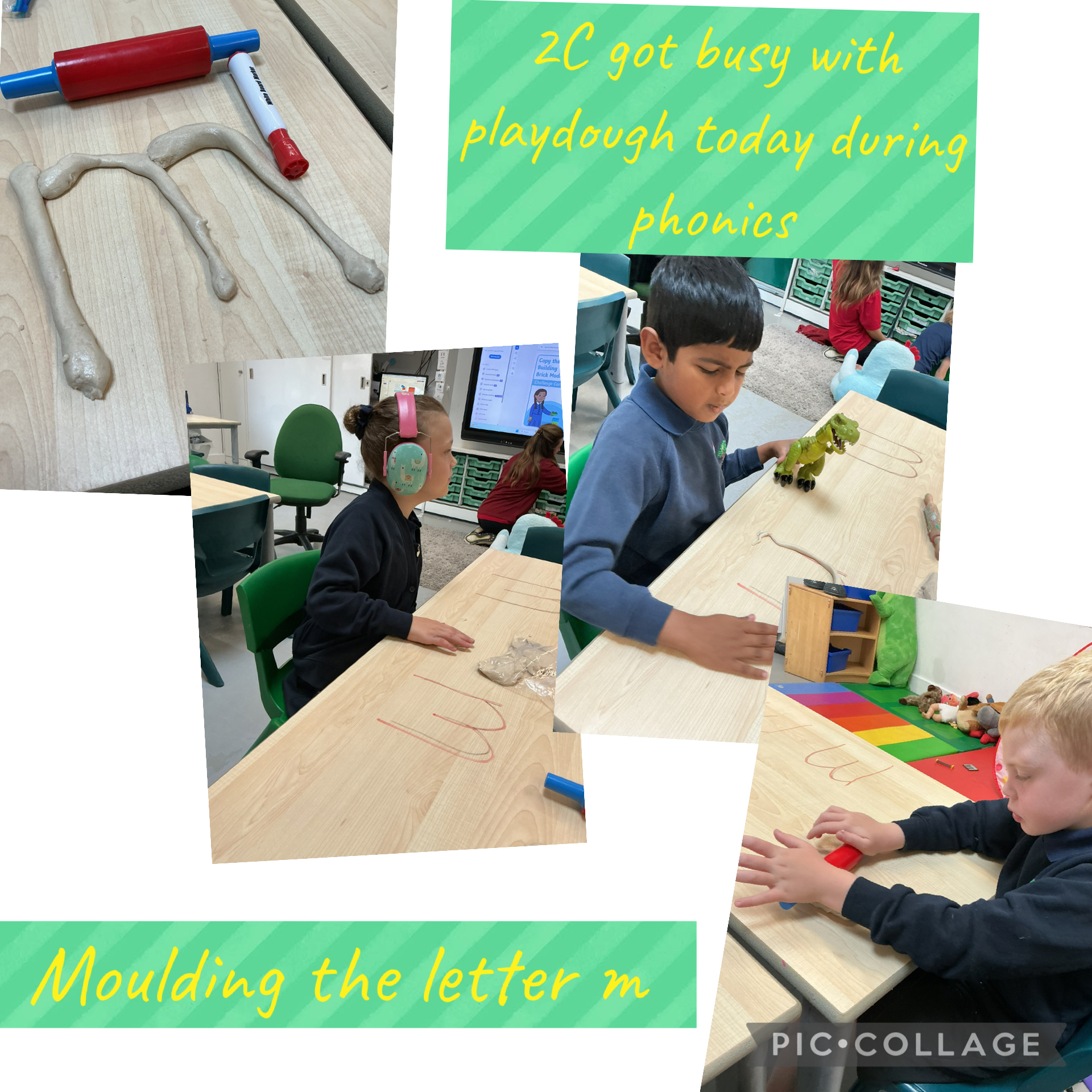Image of Playdough in phonics