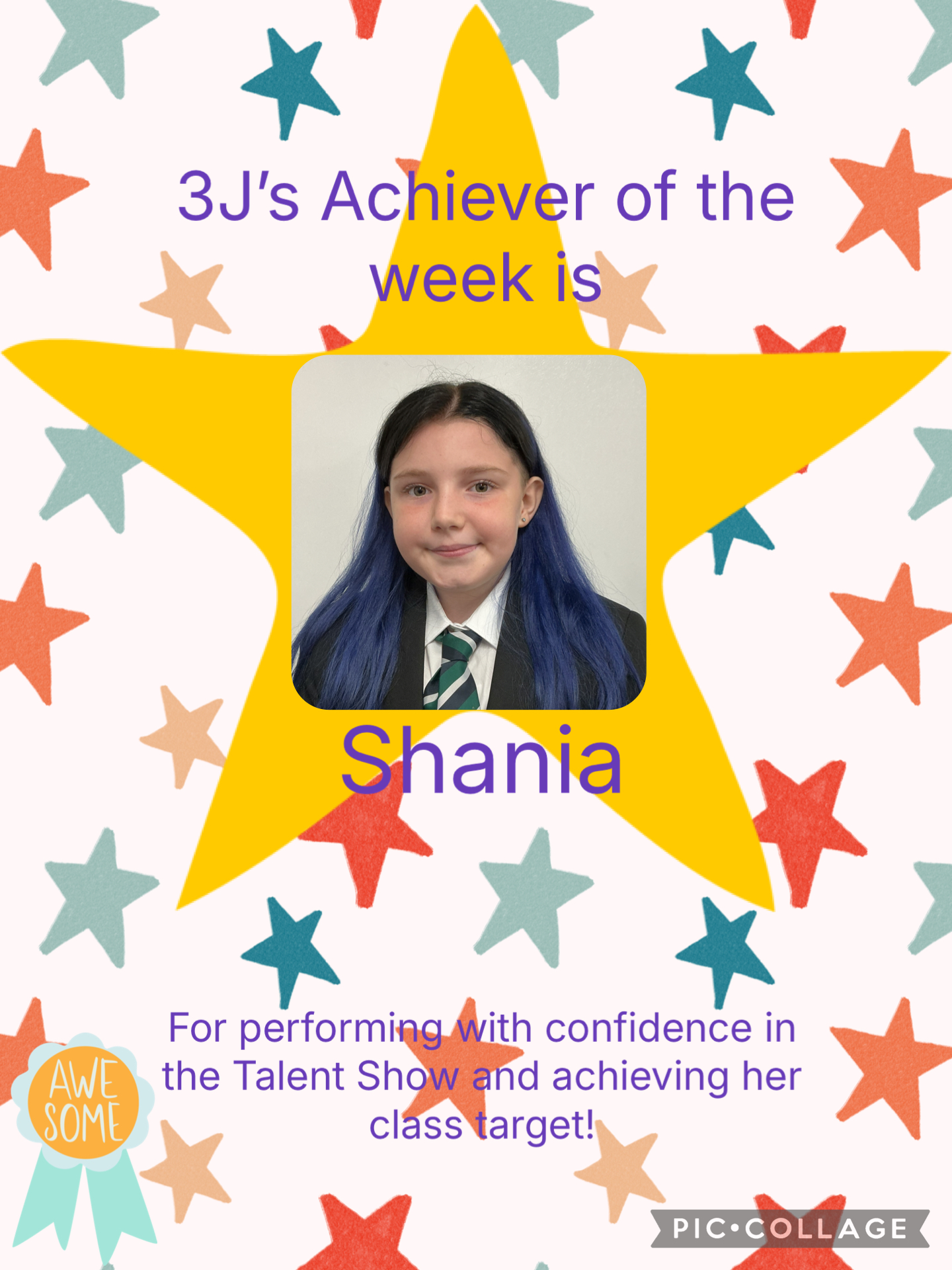 Image of Achiever of the week!