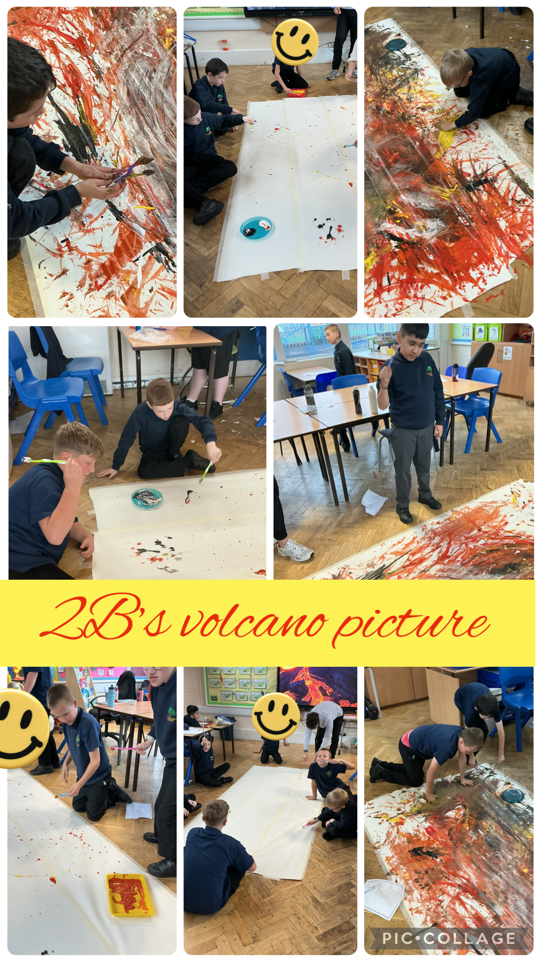 Image of Volcano painting!