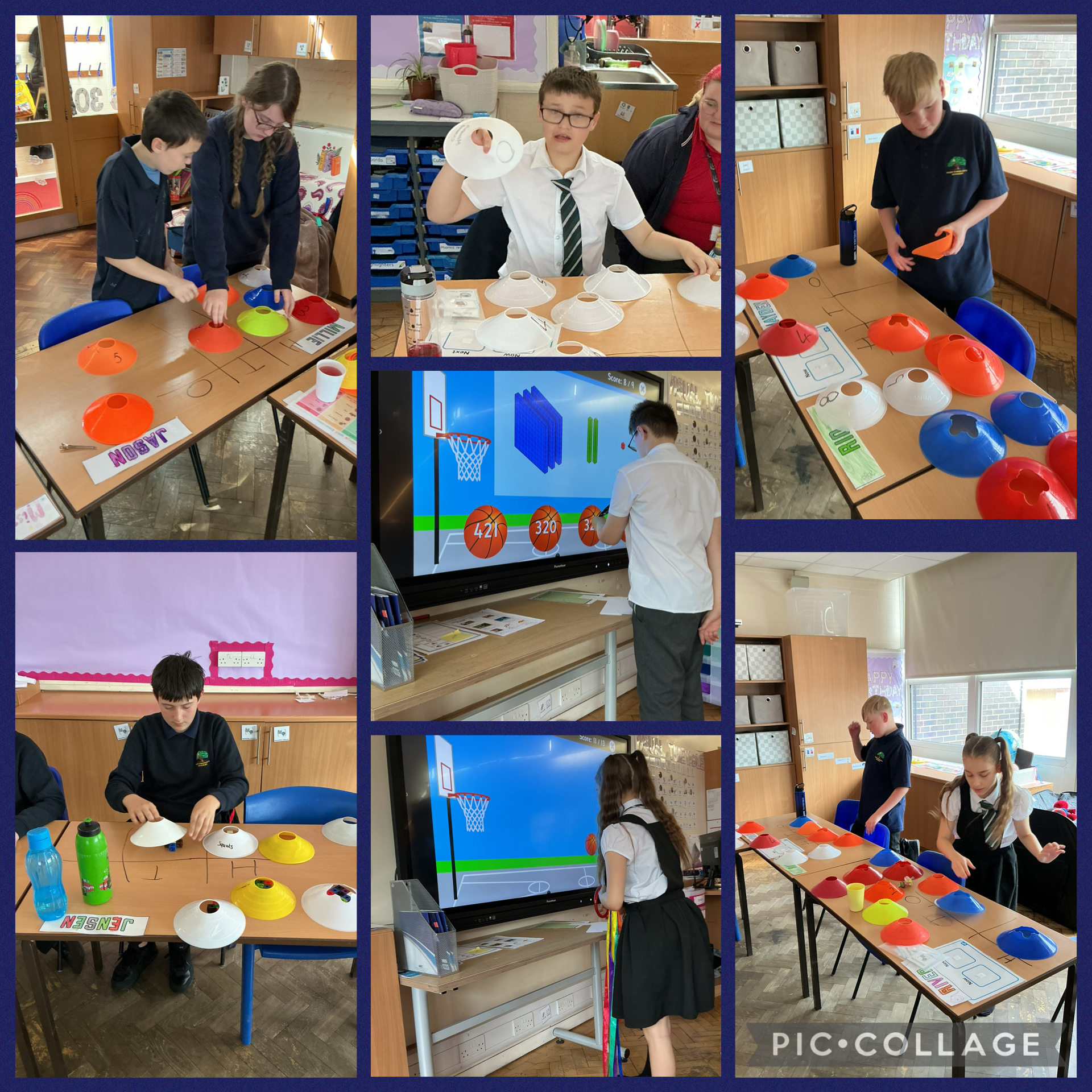 Image of We love team work in maths! 