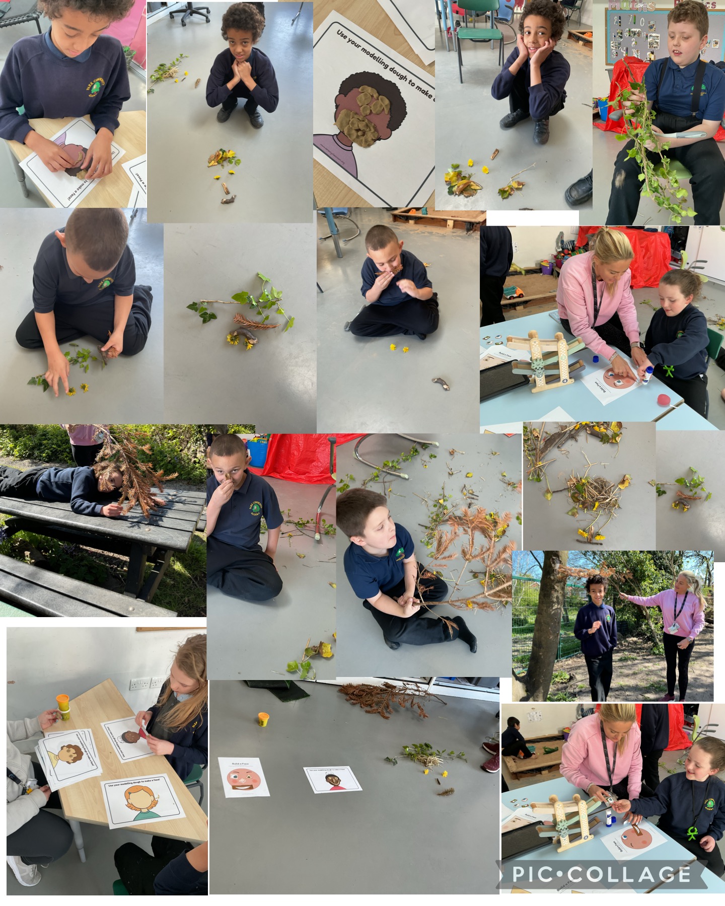 Image of Making faces in Art