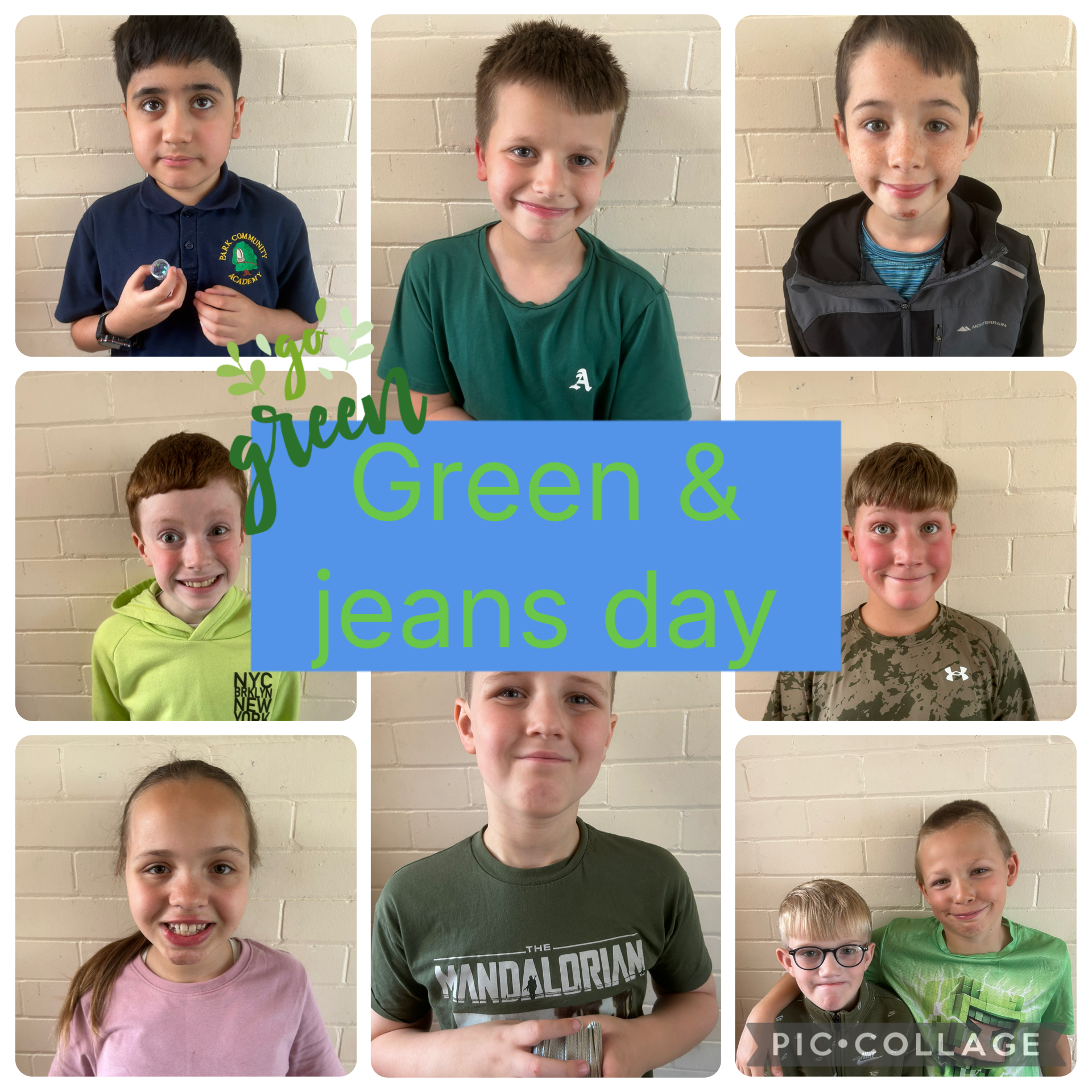 Image of Macmillan green and jeans day 