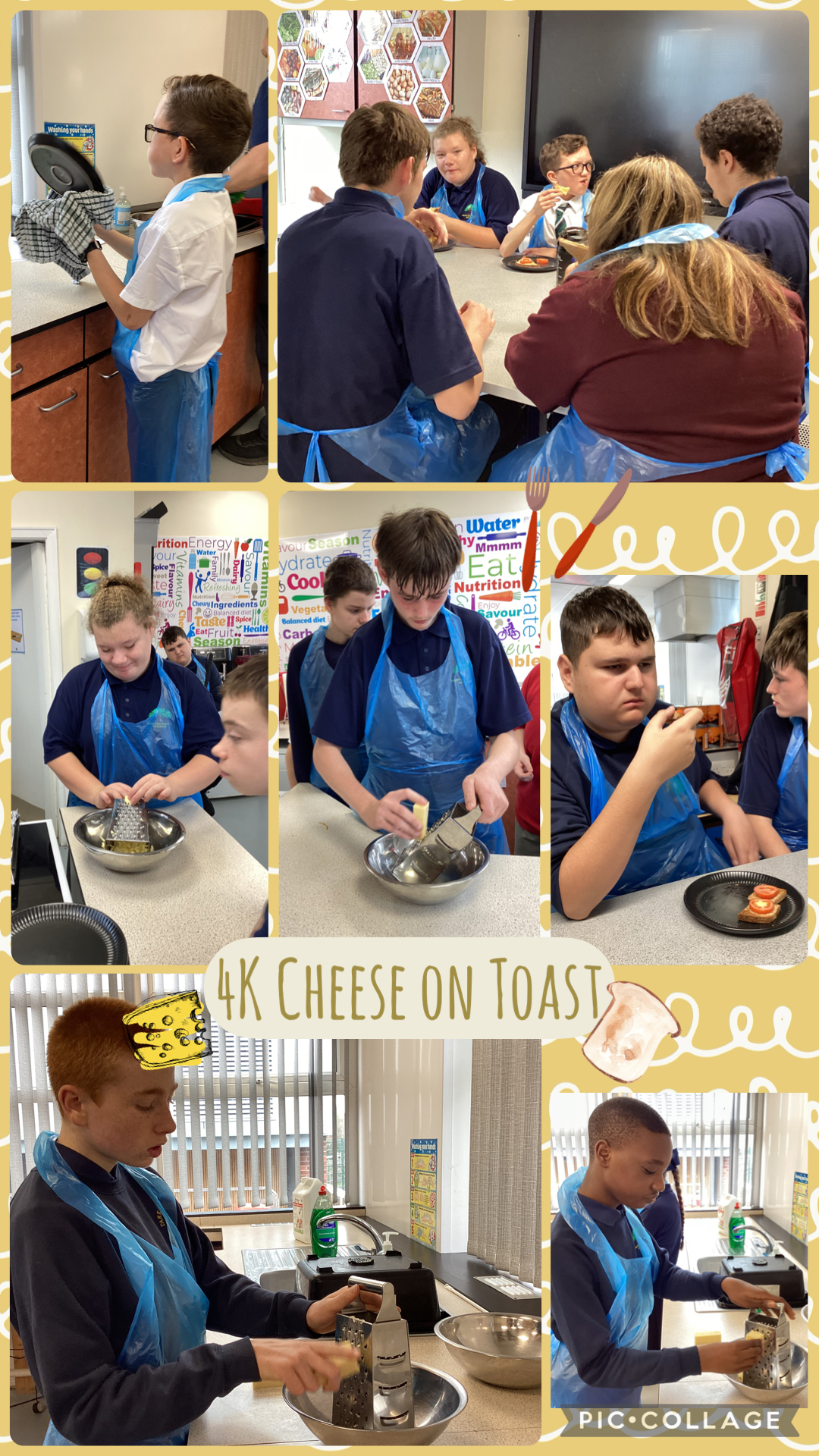Image of Making cheese on toast with 4K