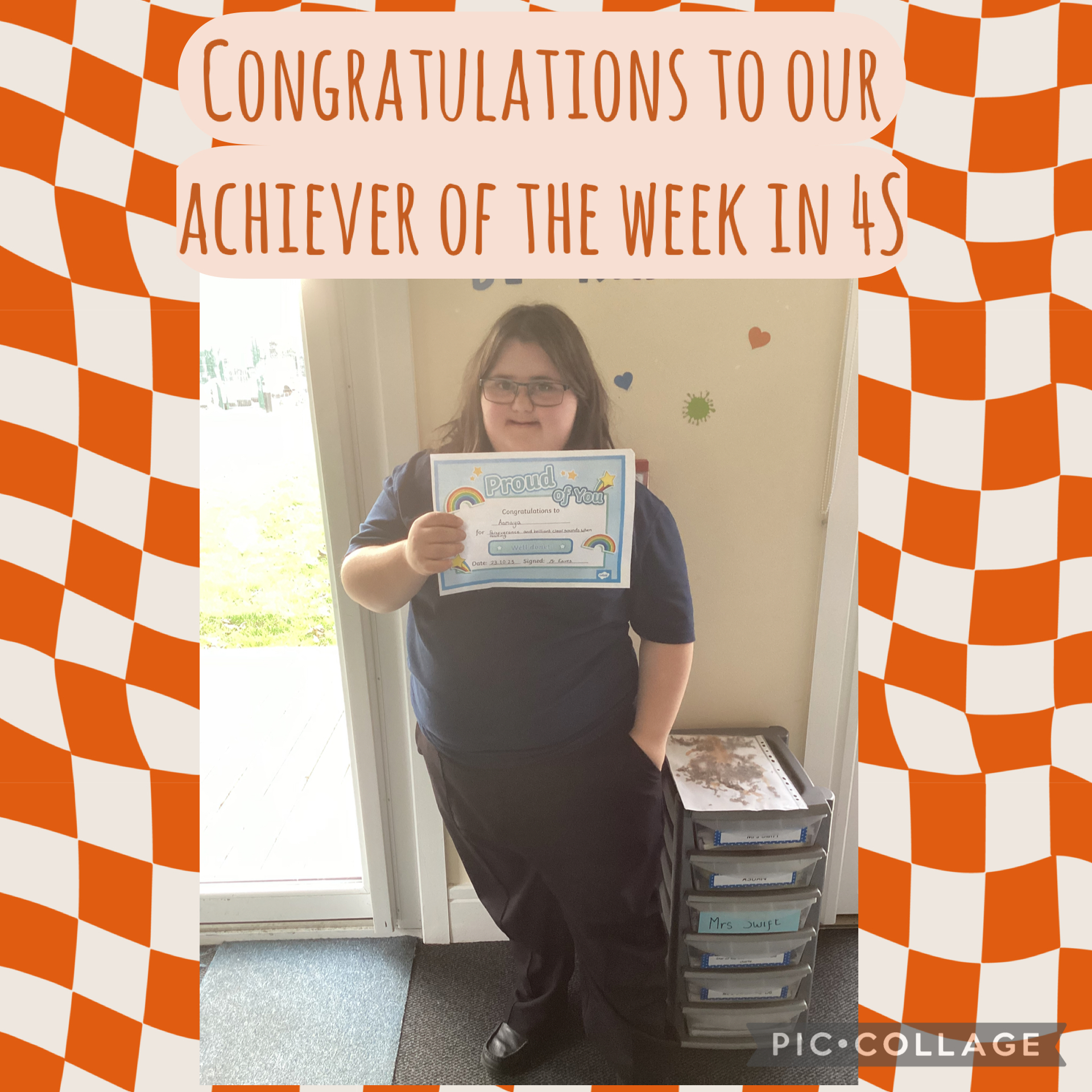 Image of 4S’s achiever of the week