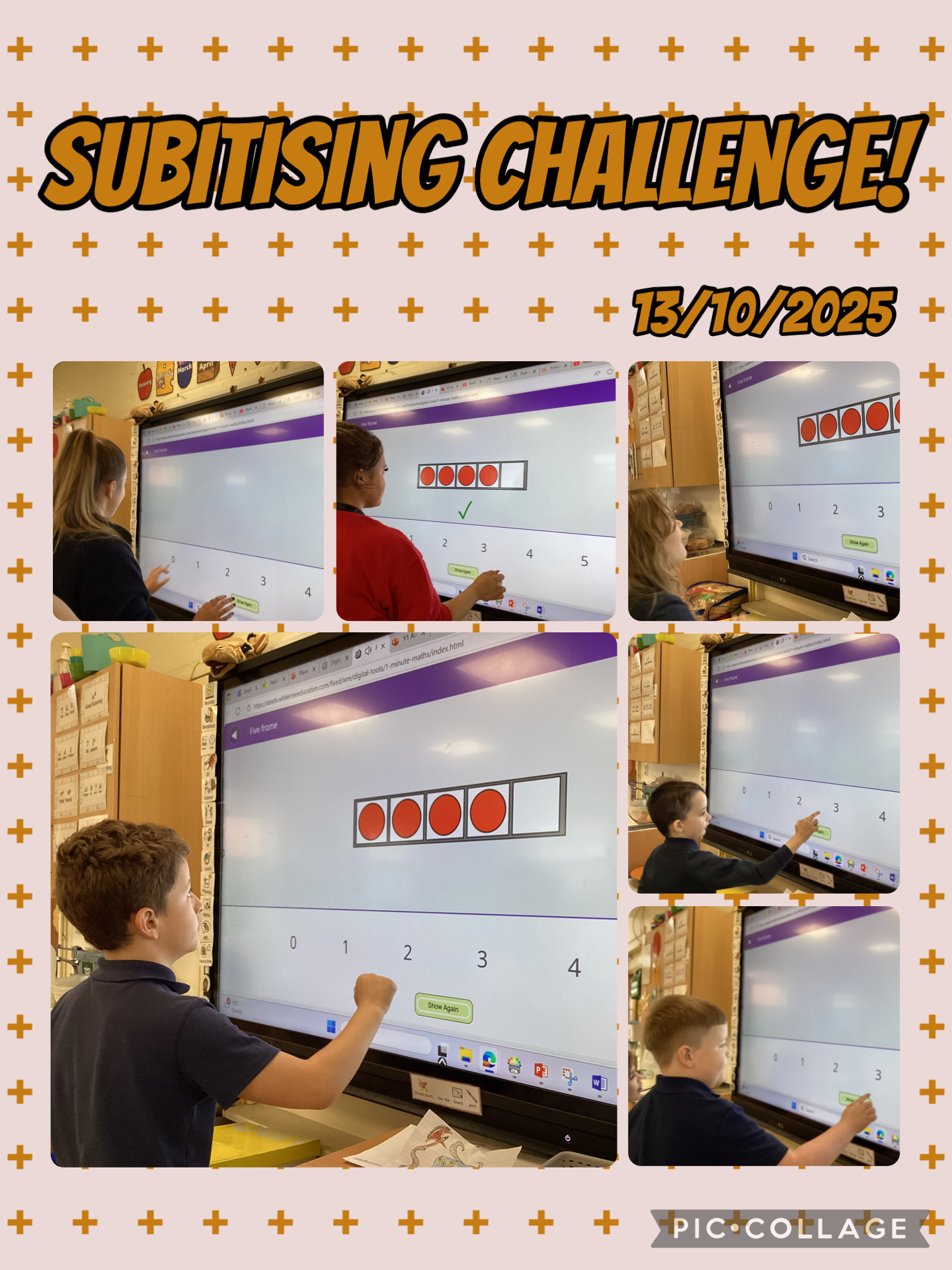 Image of Subitising challenge in maths!