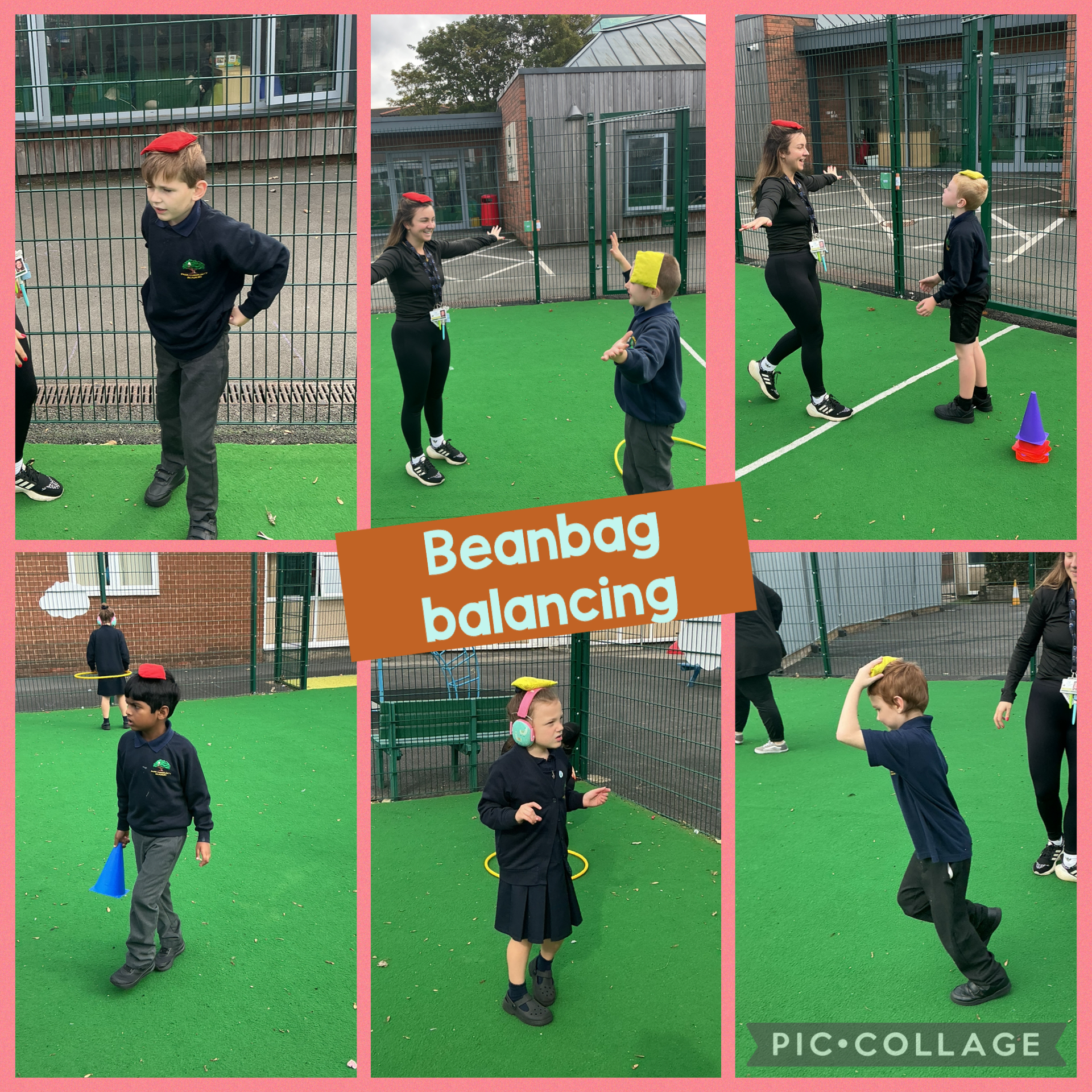 Image of Beanbag balancing