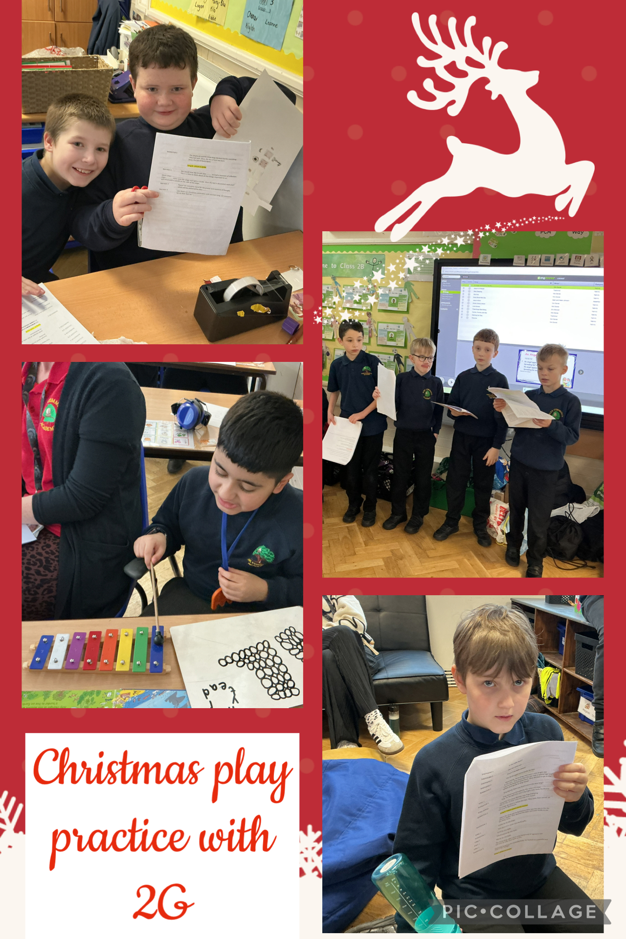 Image of Christmas’s play practice 